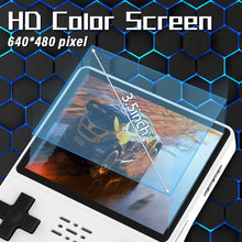 Load image into Gallery viewer, FVBADE[30000 in 1 R40S PRO Handheld Game Console 3.5 inch IPS Screen Mini Retro Console 3800mAh Portable Pocket Arcade 45+ Mainstream Emulator 256G TF Card Transparent.(White)