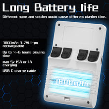 Load image into Gallery viewer, FVBADE[30000 in 1 R40S PRO Handheld Game Console 3.5 inch IPS Screen Mini Retro Console 3800mAh Portable Pocket Arcade 45+ Mainstream Emulator 256G TF Card Transparent.(White)