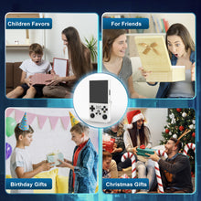 Load image into Gallery viewer, FVBADE R36 MAX Handheld game console 4.0 in IPS Screen Mini Retro Console 4000mAh Portable Pocket Arcade 12+ Mainstream Emulator 64g TF Card Transparent.(White)