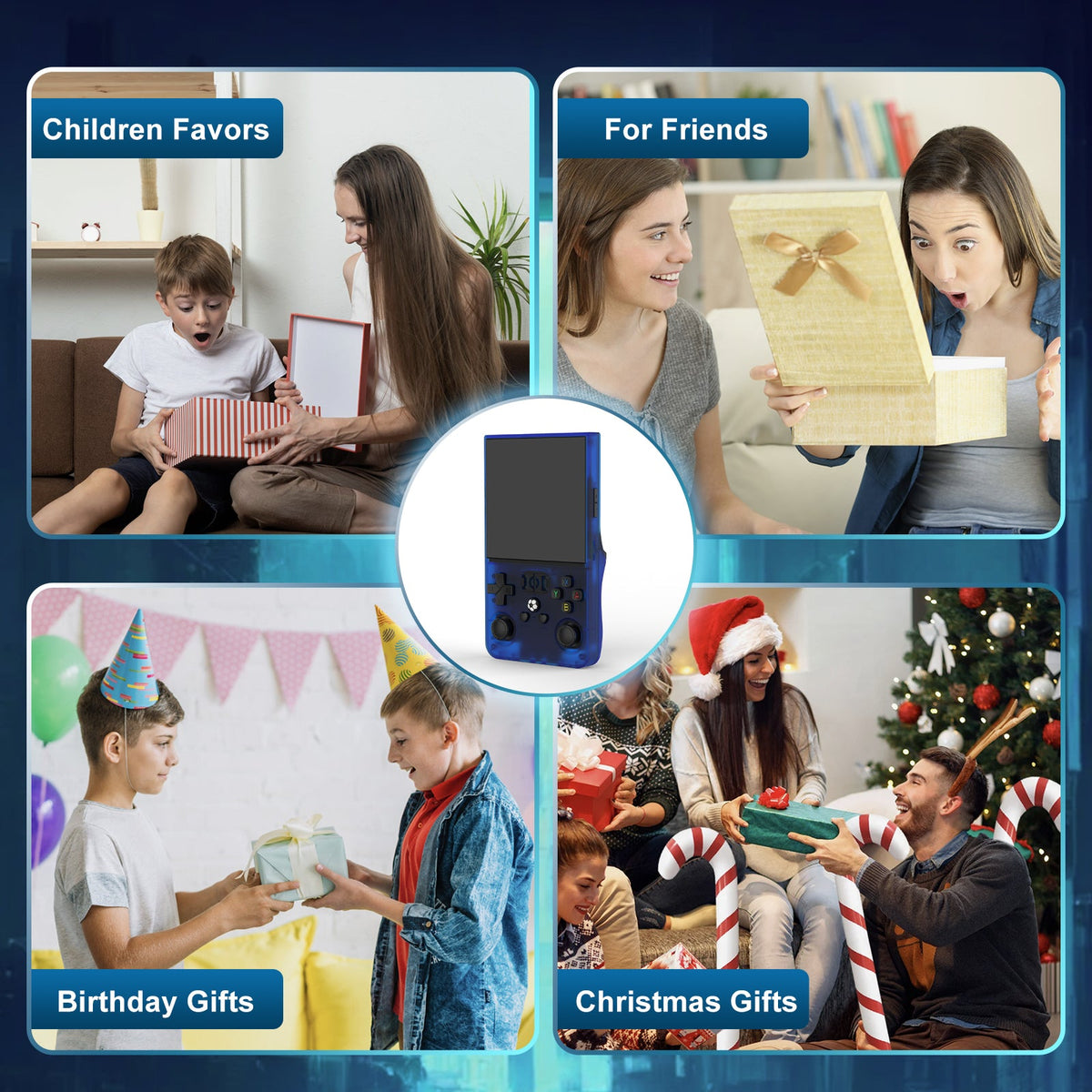 R36 MAX Handheld Game Console