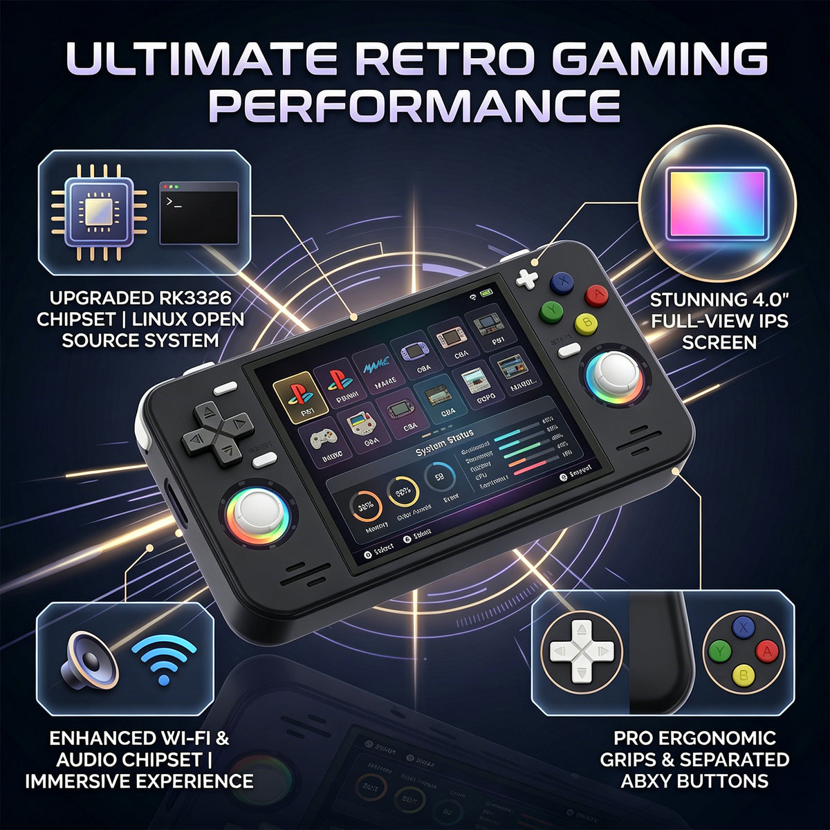 RF40H Handheld Game Console