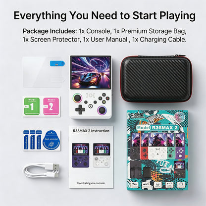 R36 MAX II Handheld Game Console