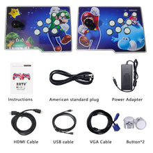 Load image into Gallery viewer, [30000 Games in 1]70S Pandora box Retro Games Arcade Game Console with Two Separate hosts Compatible PC &amp; Projector &amp; TV 3D Games 1-4 Players Category Favorite List Save/Search/Hide/Pause/Delete Games
