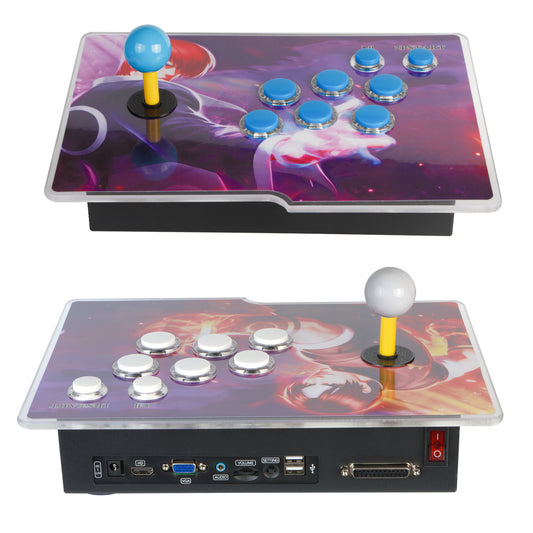 [32000 Games in 1] 78S Pandora box Retro Games Arcade Game Console with Two Separate hosts Compatible PC & Projector & TV 3D Games 1-4 Players Category Favorite List Save/Search/Hide/Pause/Delete Games